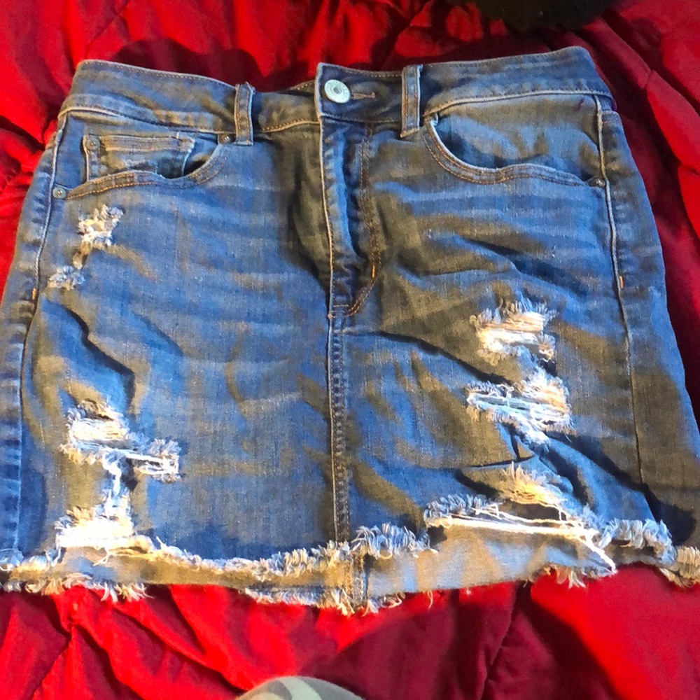 American Eagle jean skirt size 8